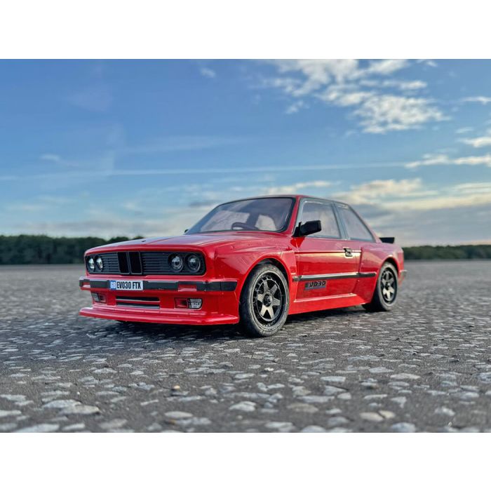 FTX 1/10 Evo30 BMW E30 3 Series Style RTR Brushless RC Drift Car w/Gyro – Red