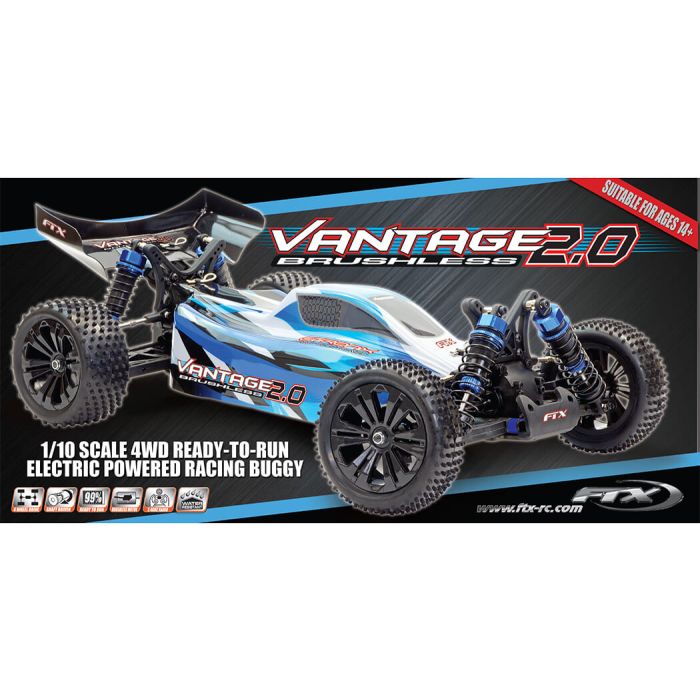 FTX 1:10 Vantage 2.0 V2 RTR Brushless Racing Buggy 4WD RC Car