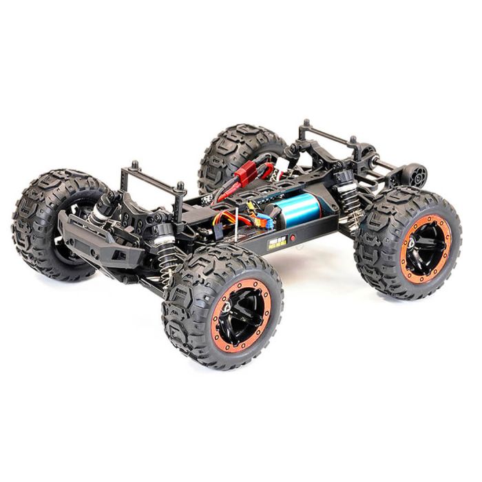 FTX 1:16 Tracer Brushless 4X4 RTR RC Monster Truck w/LED Lights - Red