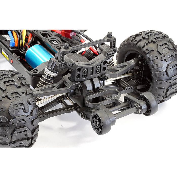 FTX 1:16 Tracer Brushless 4X4 RTR RC Monster Truck w/LED Lights - Red