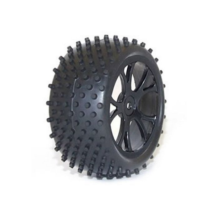 FTX Vantage Rear Buggy Tyre Mounted On Wheels (Pr) - Black