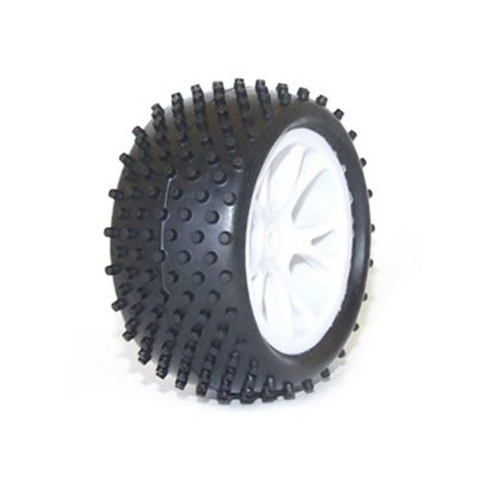 FTX VANTAGE REAR BUGGY TYRE MOUNTED ON WHEELS (PR) - WHITE