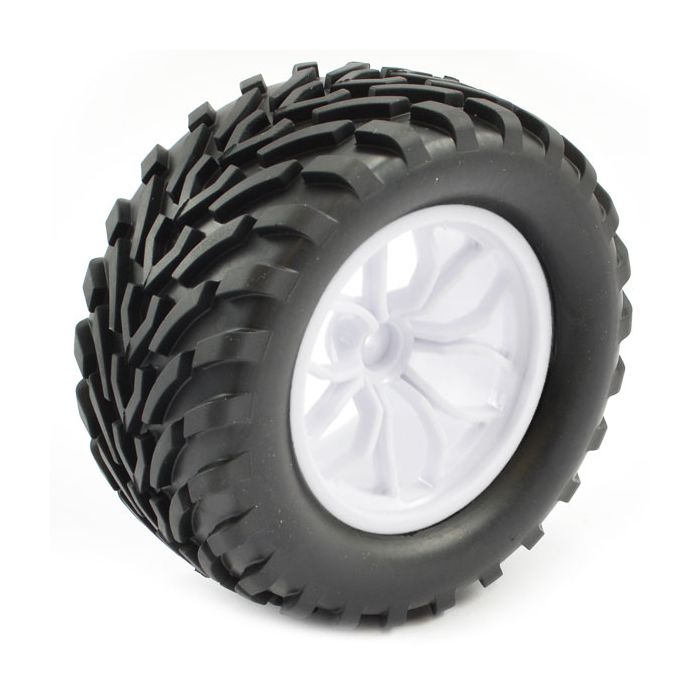 FTX Bugsta Mounted Wheel/Tyre Complete Pair - White