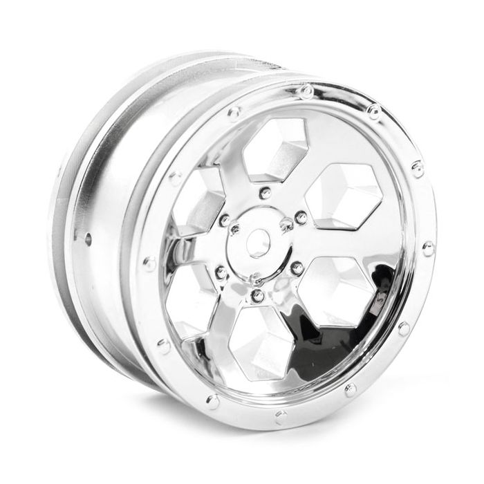 FTX Outback 6hex Wheel (2) - Chrome