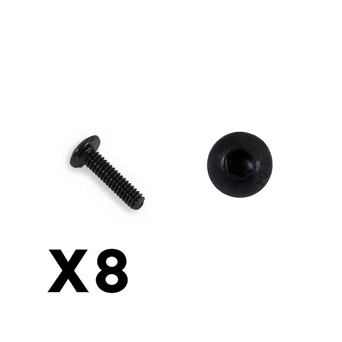 FTX Outback Button Head Screw M2*8 (8)