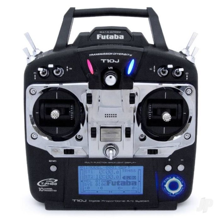 Futaba 10J 10-channel Air Radio with R3008SB Rx Mode 1