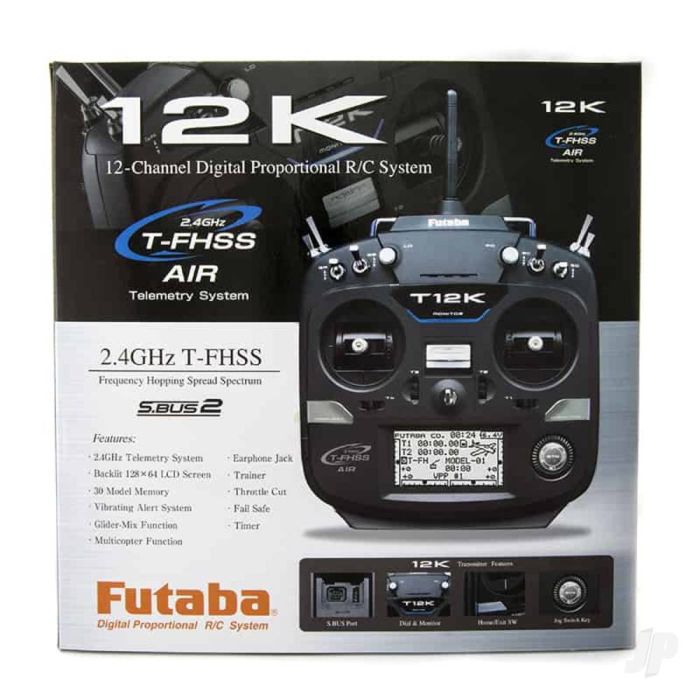 Futaba 12K 12-channel Air Radio with R3008SB Rx Mode 1