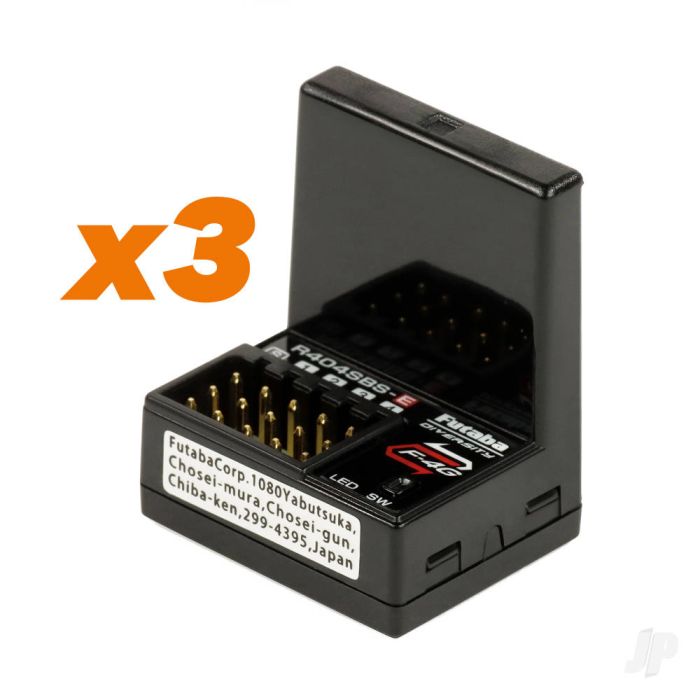 Futaba 10PX 10-channel Surface Radio with 3x R404SBSE Receivers