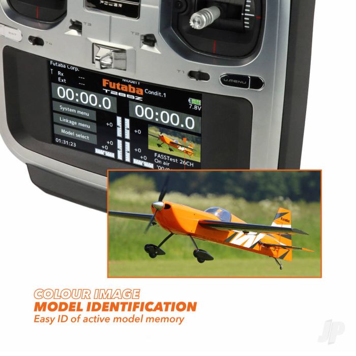 Futaba T26SZ 26-Channel Air Radio, Multi Mode w/ R7214SB Rx Transmitter System