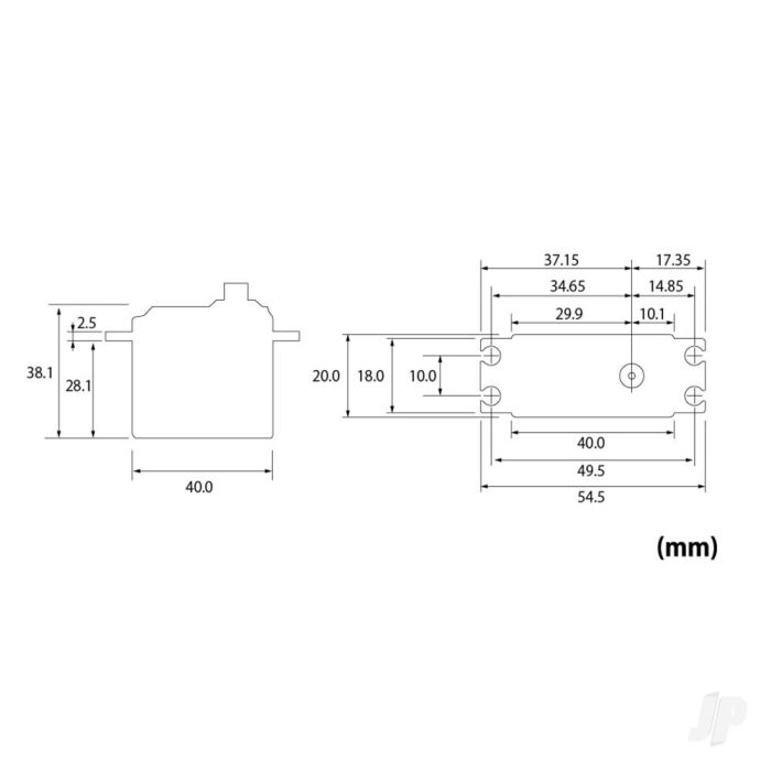 Futaba S-C300 Standard Digital Servo PWM/S.BUS2 9.6kg 0.12s 4.8V - 7.4V
