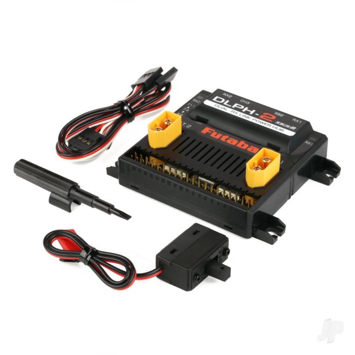 Futaba DLPH-2 Intelligent Power Hub (Dual Rx, Dual Battery, Gyro Capable)