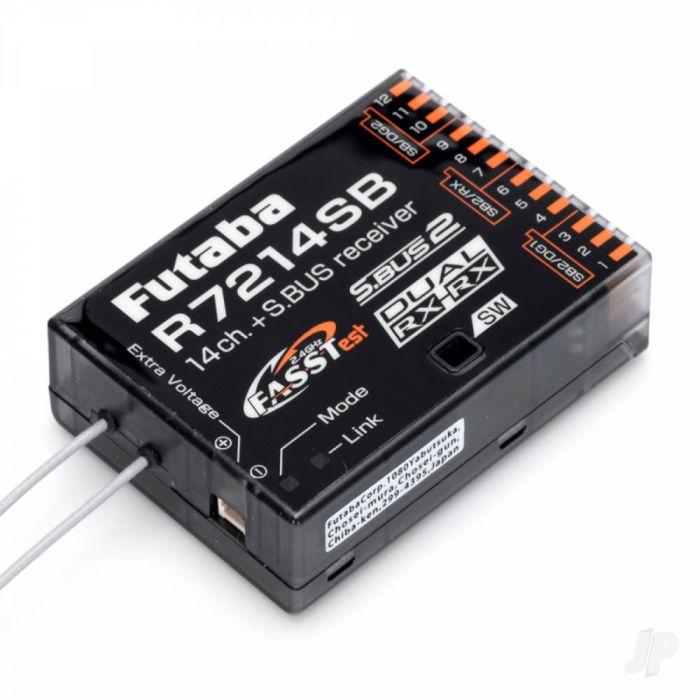Futaba R7214SB 14-Channel (PWM) Air Receiver (26-Channel S.BUS) FASSTest
