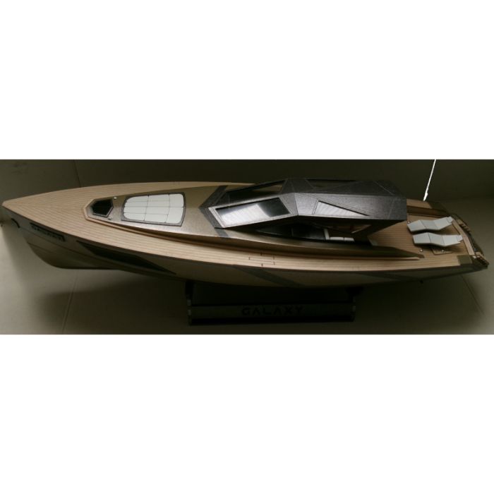 Mantua Galaxy Modern Luxury Motor Yacht 1:25 Scale Wooden Ship Kit 