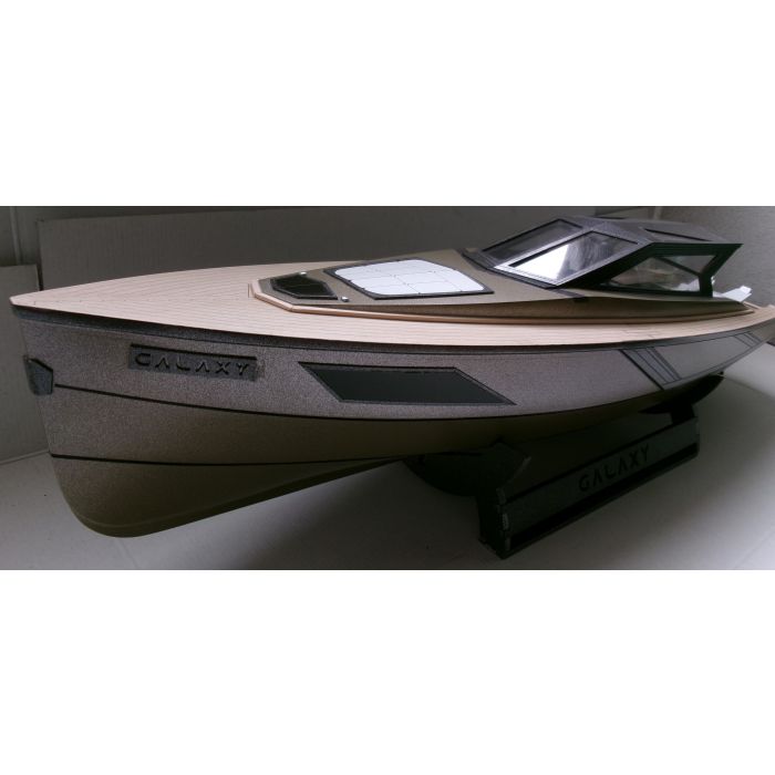 Mantua Galaxy Modern Luxury Motor Yacht 1:25 Scale Wooden Ship Kit 