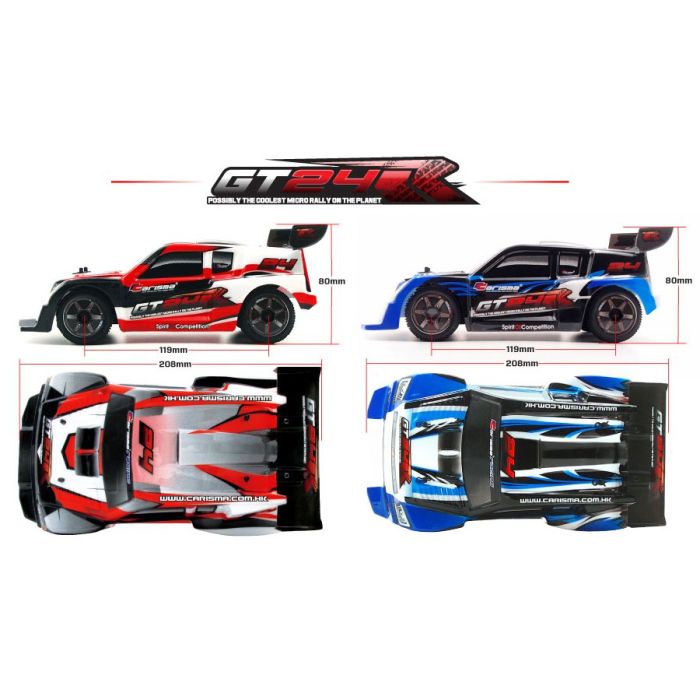 Carisma 1:24 GT24R RTR 4WD Extremely Fast Brushless RC Rally Car