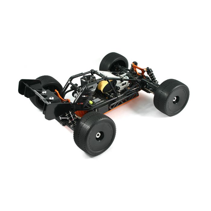 Hobao OFNA Hyper Cage Truggy Black Nitro RTR RC W/Mach 28 6p Engine