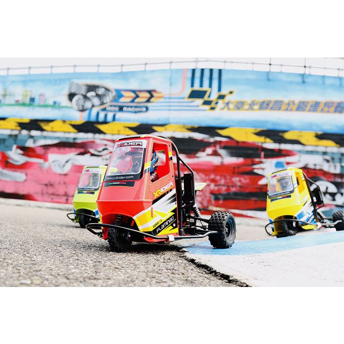 X-RIDER FLAMINGO 1/8 RTR RC RACING TUK TUK TRIKE - RED