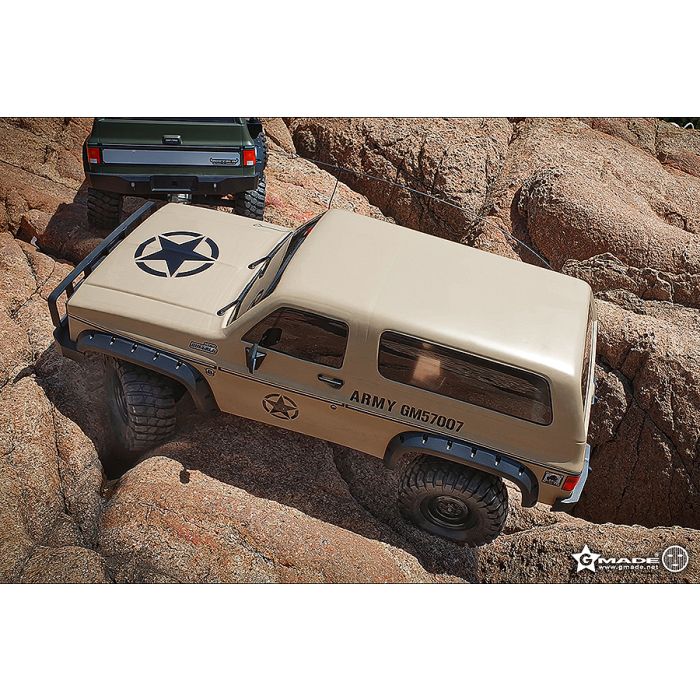 Gmade 1:10 GS02F Buffalo (Military) TS K5 Blazer RC Rock Crawler Kit