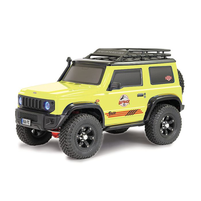 FTX 1:10 Outback Peso Jimny 4X4 RTR RC Trail Rock Crawler Jeep Truck Car - Yellow