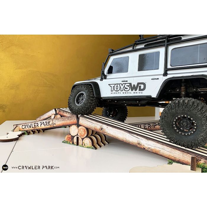 Crawler Park Axes Crossing Obstacle 1/10 Crawler Circuit