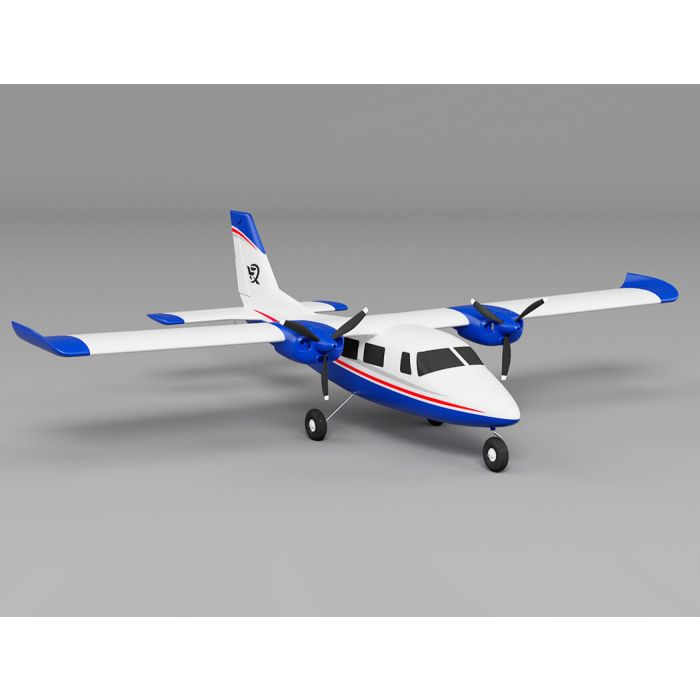 Xfly P68 Twin RC Plane (850mm) ARTF (no Tx/Rx/Batt/Cgr) - Blue