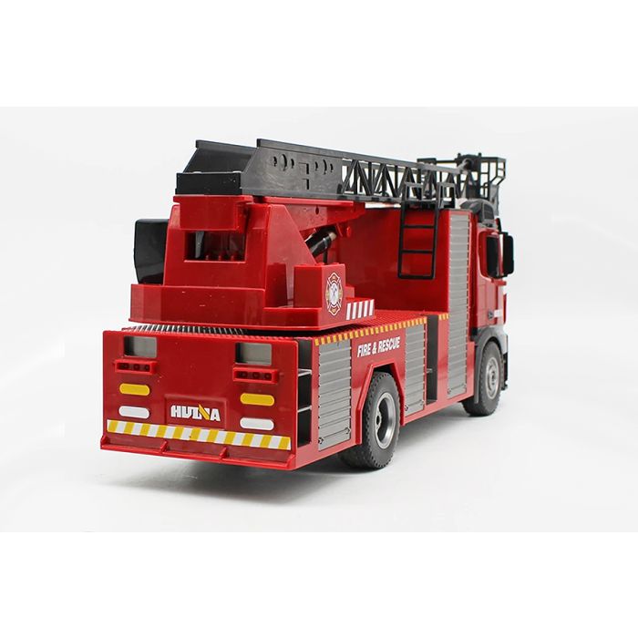 Huina RC Fire Engine Ladder Truck - Working Lights, Sound & Hose!