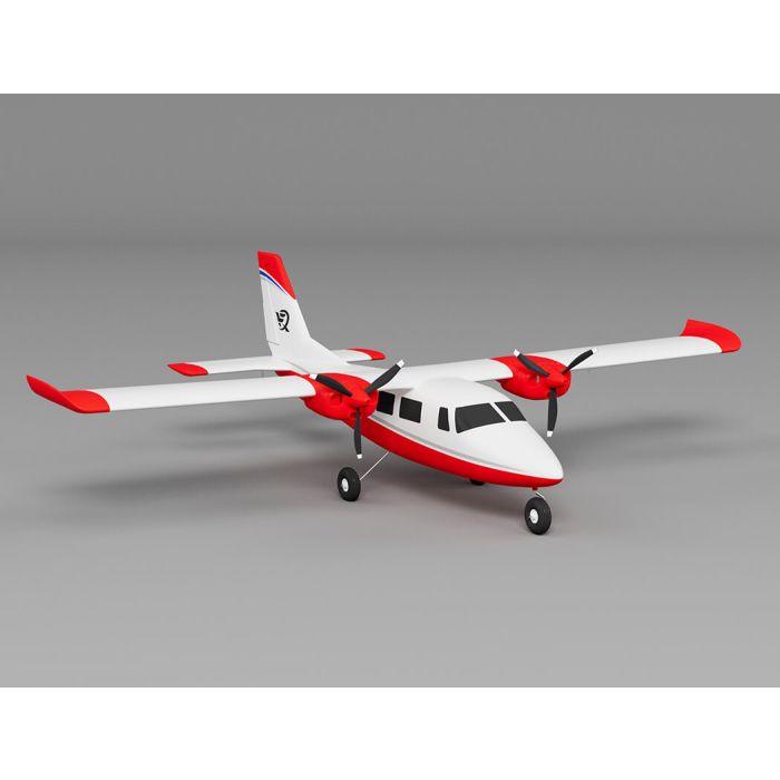 Xfly P68 Twin RC Plane (850mm) ARTF (no Tx/Rx/Batt/Cgr) - Red