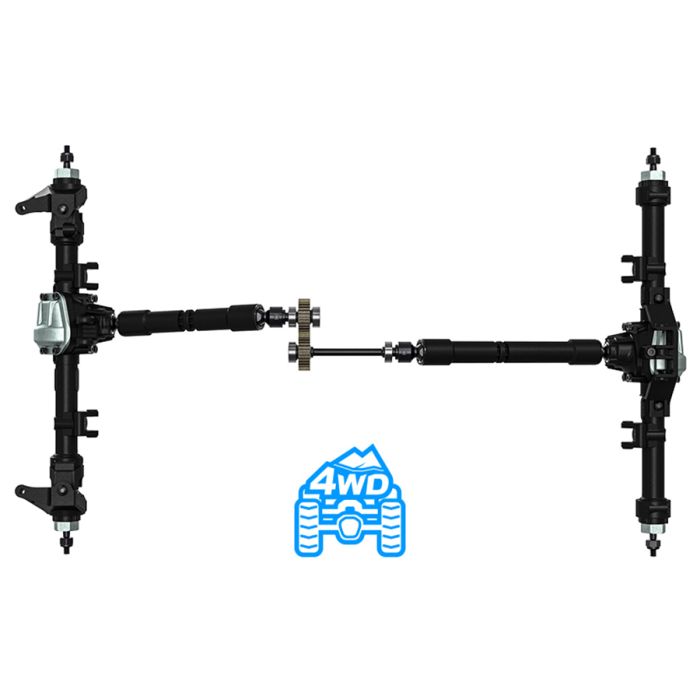 Gmade 1:10 GS02 TS Chassis Kit RC Jeep Truck Rock Crawler