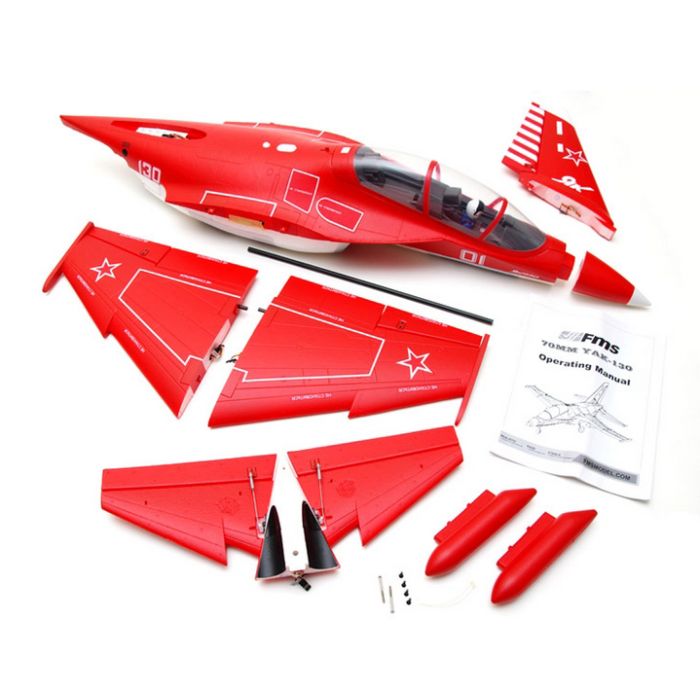 FMS YAK 130 EDF 70MM V2 ARTF w/o TX/RX/BATT RC MODEL AEROPLANE