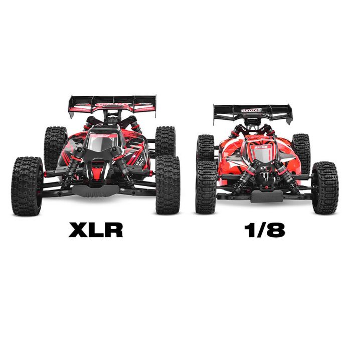 Corally Asuga XLR 6S Brushless XXL 1/8 RC Monster Buggy – Rolling Chassis