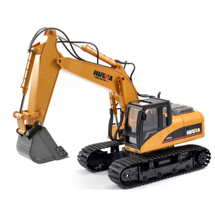 Huina 1/14 RC Excavator Digger w/ Metal Bucket, Lights & Sound