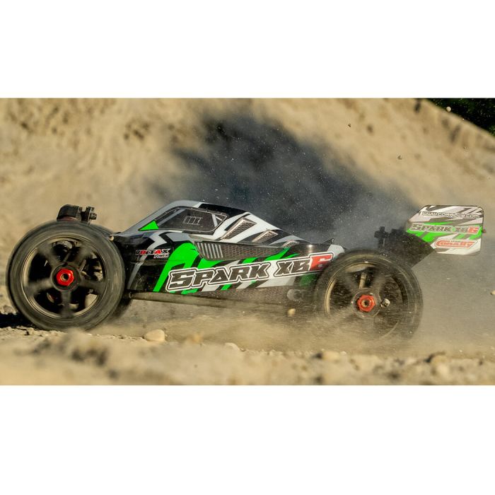 Corally Spark XB6 6S Brushless Basher ARTR (no Batt/Cgr) RC Buggy - Green