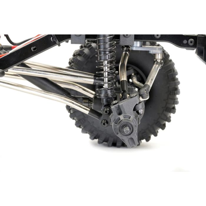 FTX 1:10 Outback Fury 2.0 4X4 RTR RC Trail Crawler Truck w/ Lights - Red