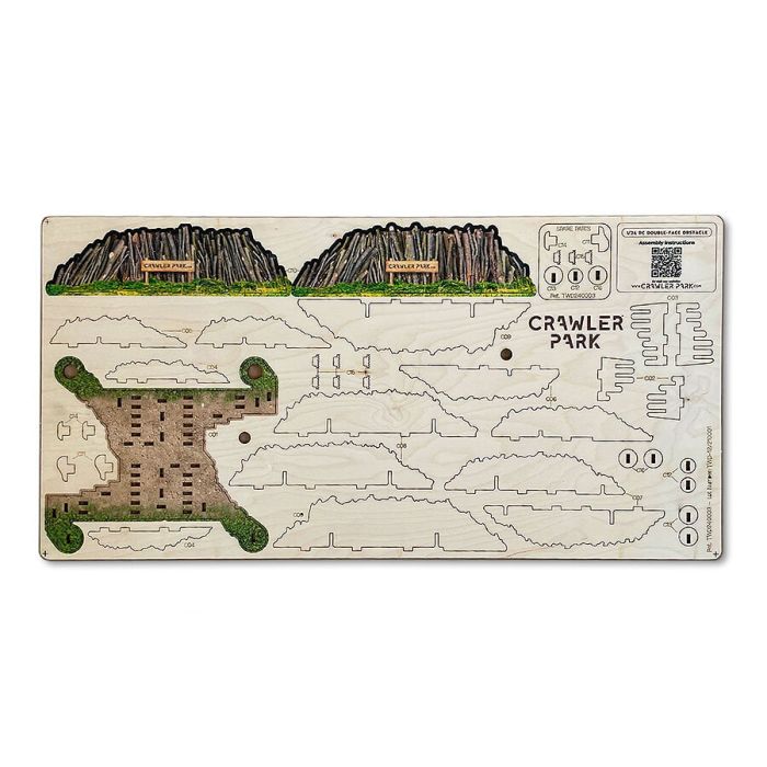 Crawler Park Starter Kit – 1/24 & 1/18 RC Car Off Road Track Circuit