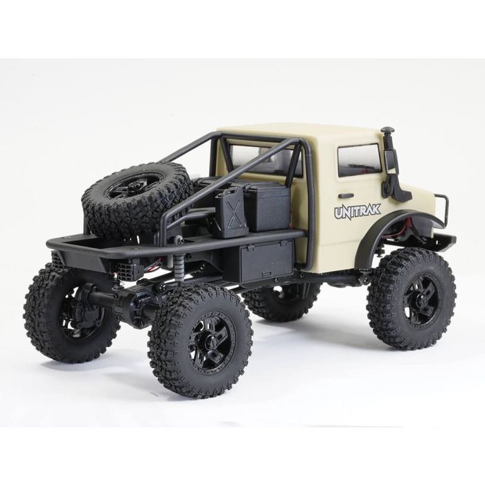 FTX 1:18 Outback Mini XP Unitrak Unimog Style Rock RC Crawler - Sand
