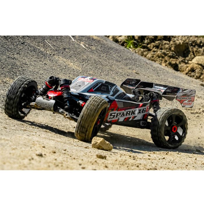 Corally Spark XB6 6S Brushless Basher ARTR (no Batt/Cgr) RC Buggy - Red
