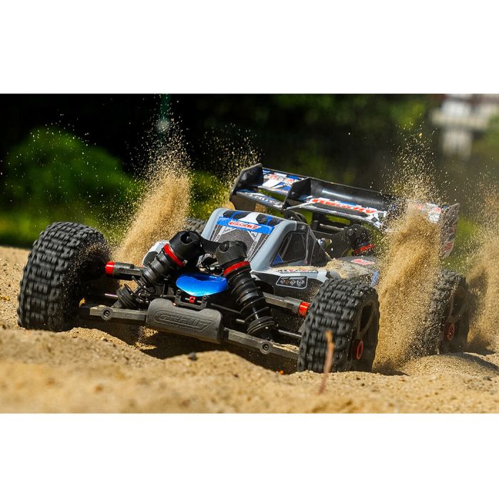 Corally Spark XB6 6S Brushless RC Basher Buggy Rolling Chassis - Blue