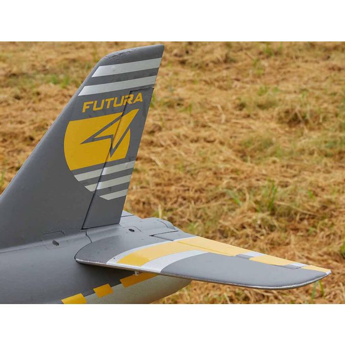 FMS Futura (64mm) EDF ARTF (no Tx/Rx/Batt/Chgr) Brushless RC Jet - Yellow