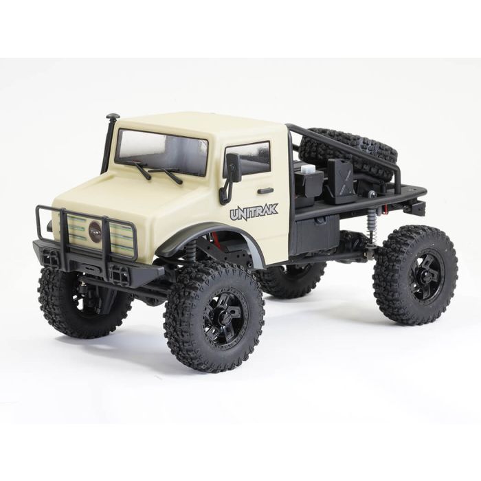 FTX 1:18 Outback Mini XP Unitrak Unimog Style Rock RC Crawler - Sand