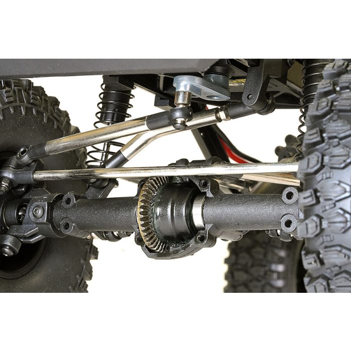 FTX 1:10 Outback Fury 2.0 4X4 RTR RC Trail Crawler Truck w/ Lights - Red