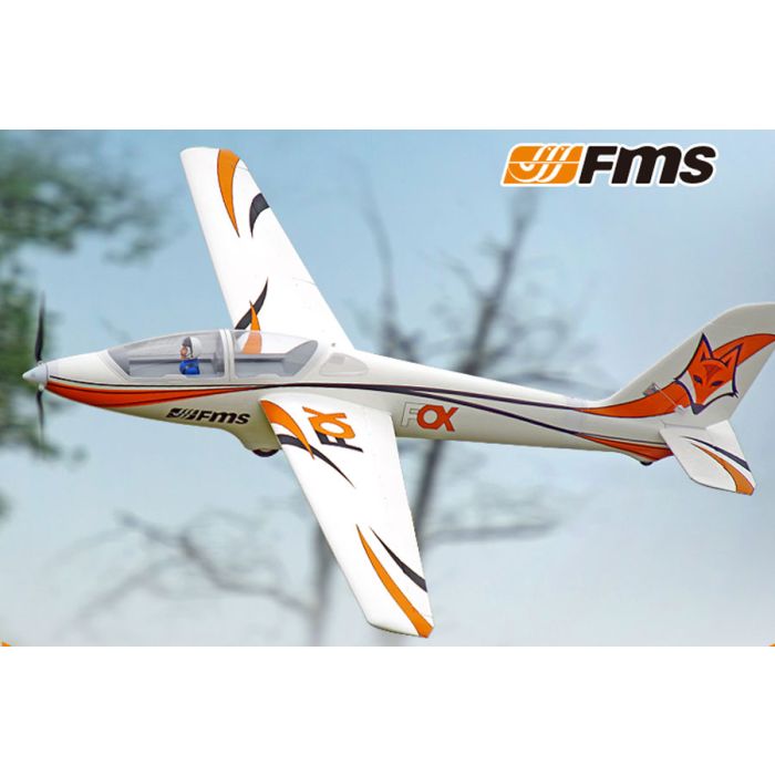 FMS 3000MM FOX GLIDER ARTF w/o TX/RX/BATT RC MODEL AEROPLANE