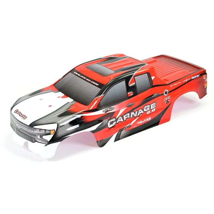 FTX 1:10 Carnage 2.0 Brushed RC Truck 4WD RTR – Red