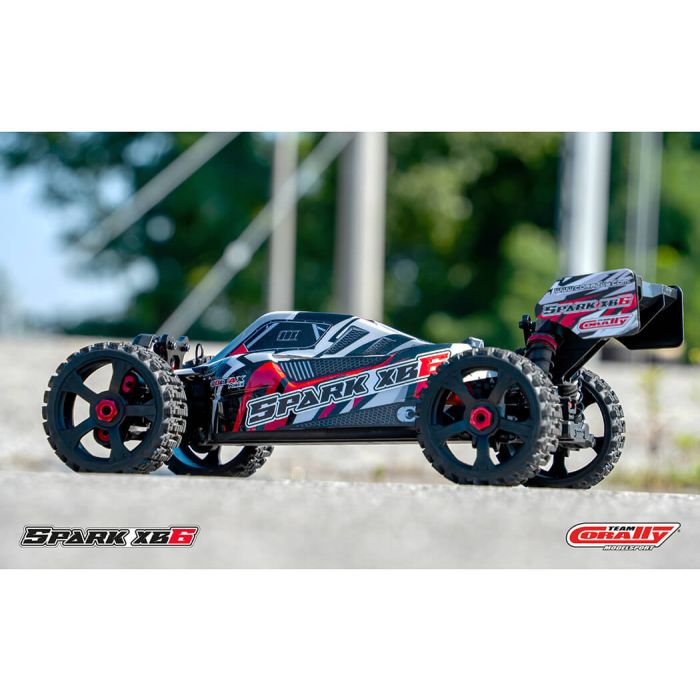 Corally Spark XB6 6S Brushless Basher ARTR (no Batt/Cgr) RC Buggy - Red