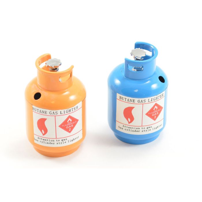 Fastrax 1:10 RC Scale Model Alloy Painted Calor Propane Gas Bottle - Blue