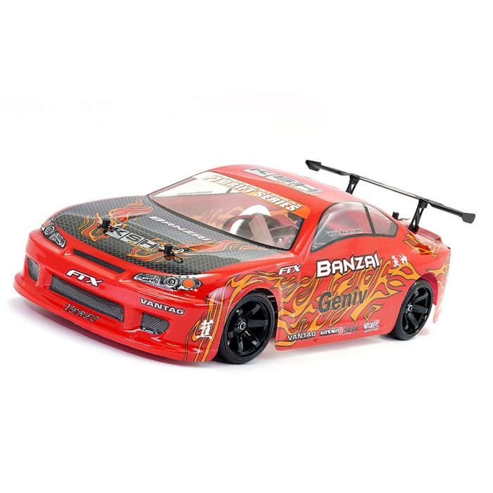 FTX Banzai Nissan S15 Silvia Style 1:10 RC Drift Car Body Shell – Red