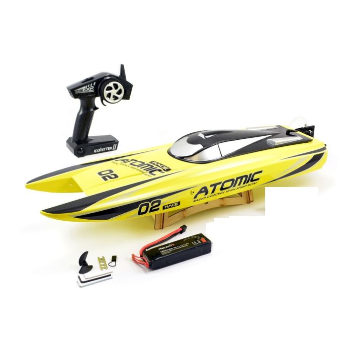Volantex Racent Atomic 70cm B/Less RC Boat RTR Combo(Yel) - EU Version