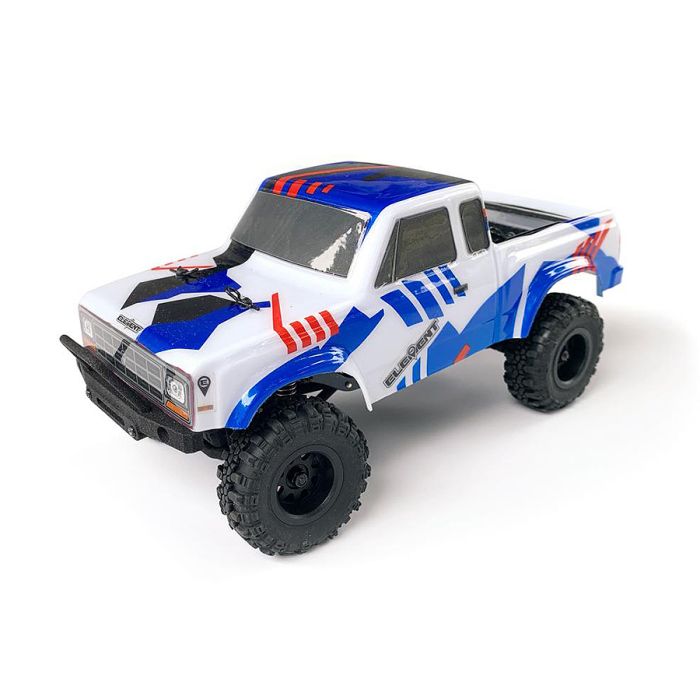 Element RC 1:24 Enduro 24 Sendero - RTR 4x4 Model Rock Crawler Truck - Blue/Red