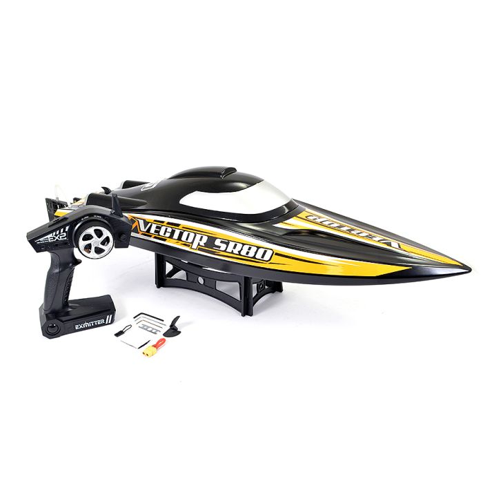 Volantex Vector SR80 ARTR (no Batt/Chgr) Brushless RC Racing Power Boat –40+MPH!