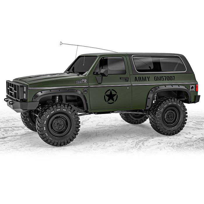 Gmade 1:10 GS02F Buffalo (Military) TS K5 Blazer RC Rock Crawler Kit
