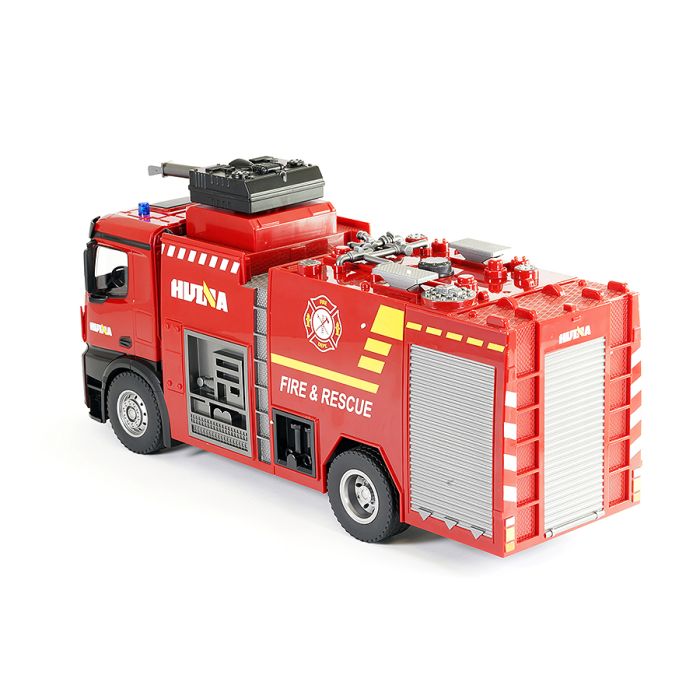 Huina RC Fire Engine Truck - Working Lights, Sound & Water Cannon!